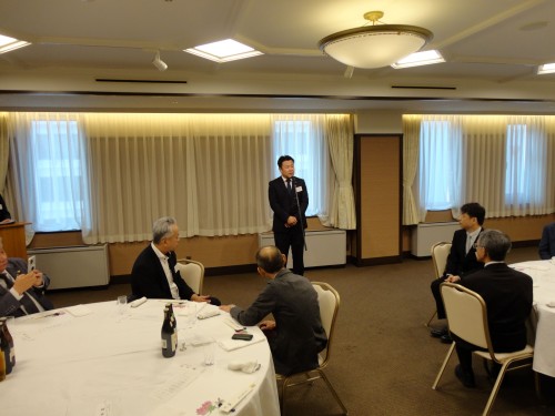 野上浩太郎参議院議員秘書「白川様」のご挨拶